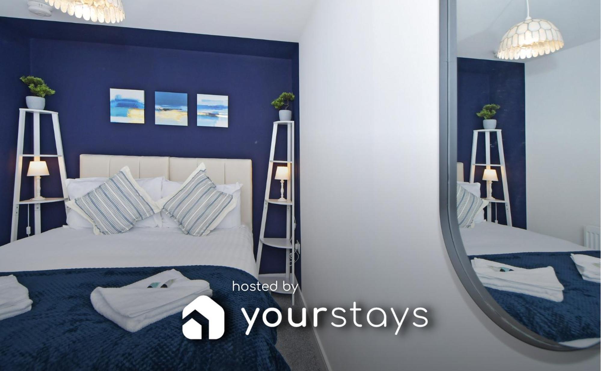 Sapphire Apartments By Yourstays - Luxury 2 Bedroom Apartments In Crewe Exteriör bild